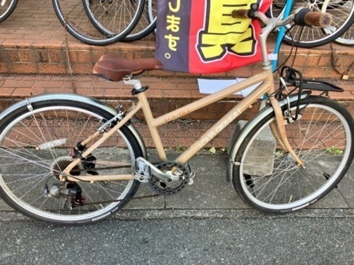 1/20値下げいたしました！⭐️人気⭐️ LOUIS GARNEAU ルイガノ 26インチクロスバイク カフェオレカラー No.117