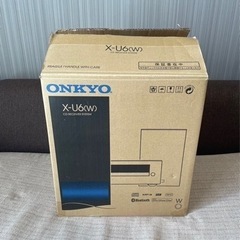 ONKYO CDレシーバーシステム ホワイト X-U6(W)の画像