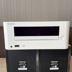 ONKYO CDレシーバーシステム ホワイト X-U6(W)の画像