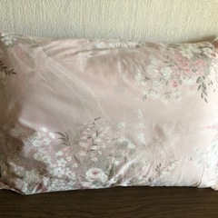 決まりました　お布団屋さんの枕　ピンク系カバー