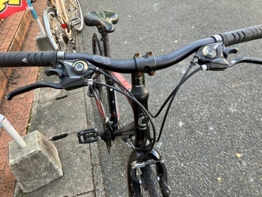 3/8値下げいたしました！⭐️人気⭐️ Cannondale 700C クロスバイク ブラックレッド No.1174