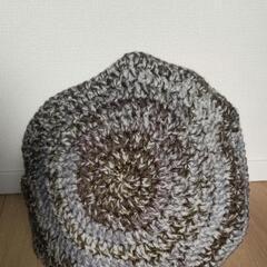 ニットキャスケット② ハンドメイド の画像