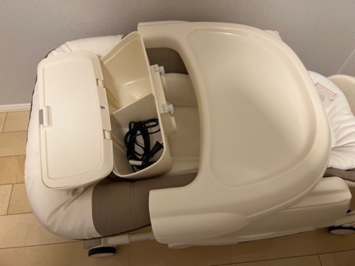 美品　付属品完備　コンビ ネムリラ AUTO SWING エッグショック BE ココアブラウン