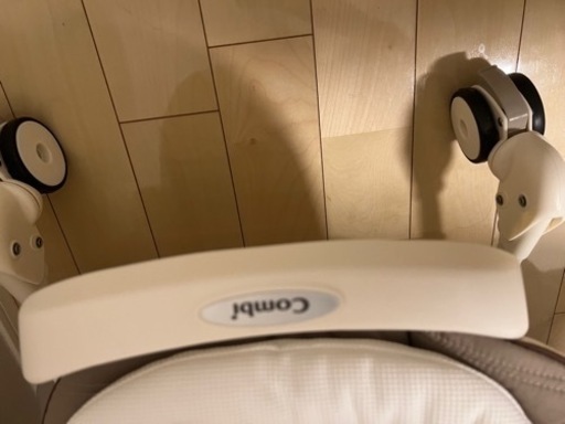 美品　付属品完備　コンビ ネムリラ AUTO SWING エッグショック BE ココアブラウン
