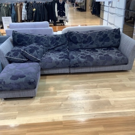 【トレファク神戸南店】arflex3人掛けソファー　オットマン付　¥109,780【取りに来られる方限定】