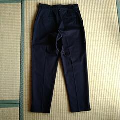 【anyFAM】センタープレス テーパードパンツ