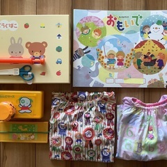 園生幼稚園　保育用品　3年間利用(お道具箱その他)、ポロシャツ、...