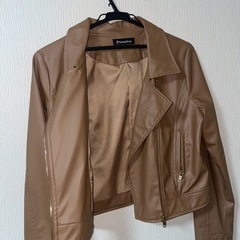 ライダース　Mサイズ　茶色の画像