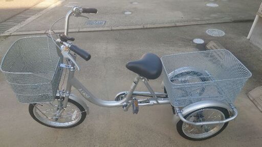 i676(S)☆岐阜発 △YAMAHA PAS/電動アシスト三輪自転車/3段変速