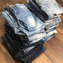 🔷🔶🔷WM1/36レディース ジーンズ 30着 デニムパンツ ジーパン スキニー ストレート サイズ色々 大量 洋服 古着 卸売り 福袋 仕入れ 〇🔷🔶🔷の画像