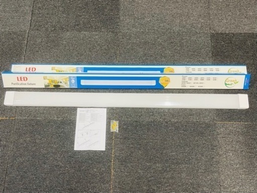 高輝度 薄型 直管LED蛍光灯 10本セット 消費電力18W 50W相当 5500lm 昼光色6000K 3列LED搭載 器具一体型