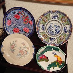 レトロ 絵皿  楽園 鳥🦜の画像