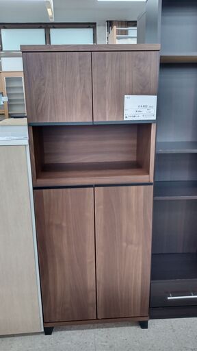 ★ジモティ割あり★  下駄箱 茶 H151.5×D37×W60 クリーニング済み TJ2391