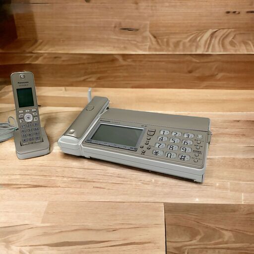 23Y347 ジ3 Panasonic パナソニック パーソナルファックス おたっくす KX-PD604DL 子機付 ファックス 中古