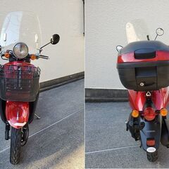 実動車 ホンダ トゥデイ Today AF61 レッド ※原付二種登録車(商品内容を良く確認してからお問い合わせをお願いします)の画像