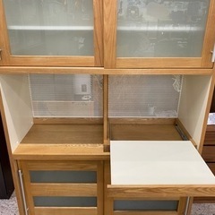 【愛品館 江戸川店】新年プライス！ MORITA INTERIOR （モリタインテリア）全4枚スライド扉キッチンボード ID:151-008010-007の画像