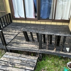 ウッドデッキの画像