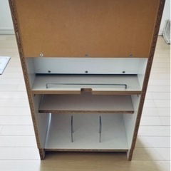 本棚 小型 収納 ラックの画像