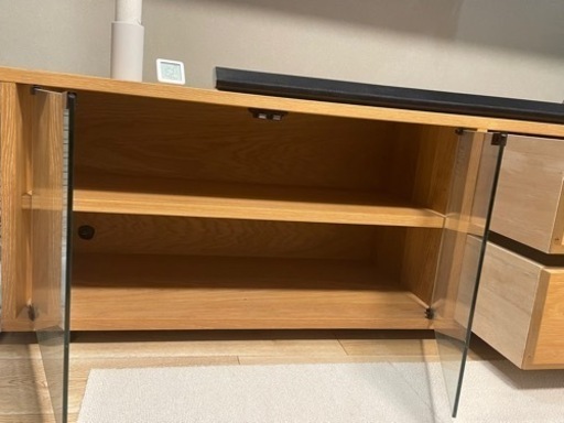 【引取り者確定】【無印良品】天然木　テレビローボード