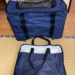 ◆【未使用】ペットキャリア　折り畳みケースの画像