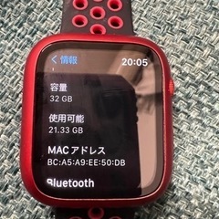 アップルウォッチ6 GPSモデル　美品　カバー、充電器付きの画像