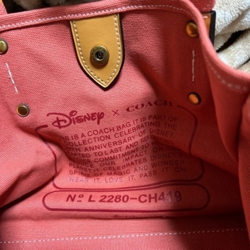 coach✖️Disney トート30Disneyコラボ　　新品　お値下げしました！