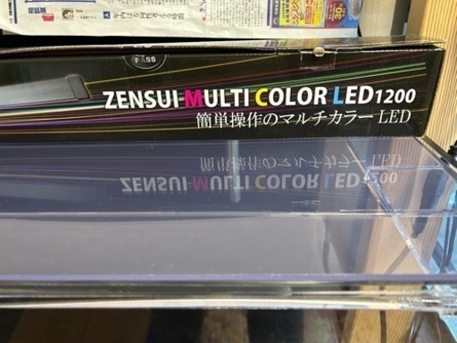 ☆最終値下げ価格です(＊内容ご確認下さい☺️)アクリル水槽W1200×D600×H450(8/6t)フルセットを売ります(引取り限定)