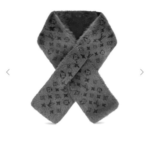 LOUIS VUITTON ルイヴィトン　マフラー ストール　最高級ミンク使用　リバーシブル　新品未使用　購入価格30万　正規店購入
