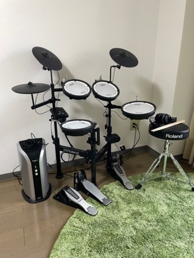 【2万円以上値下げしました】電子ドラム Roland スピーカー ヘッドホン