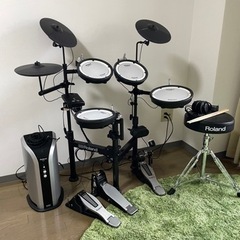 【2万円以上値下げしました】電子ドラム Roland スピーカー...