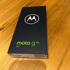 値下げ★新品未使用品モトローラmoto g53y 5G