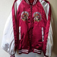 メンズ スタジャン 風神 和柄 裏キルティング