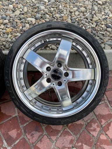 シャレン　AME 18インチ　114.3 5穴　8J+45