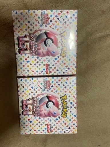 ポケモン　151 シュリンク付き2box