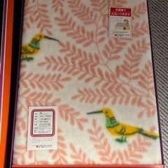 ハナエモリ　HANAE MORI 毛布　未使用品の画像