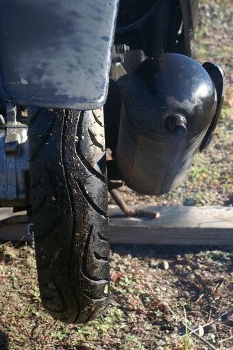 ② ライブディオ 走行04000km タイヤ新品 ヘルメット付 乗車帰宅可 規制前 オイルは足すだけ面倒無 原付バイク