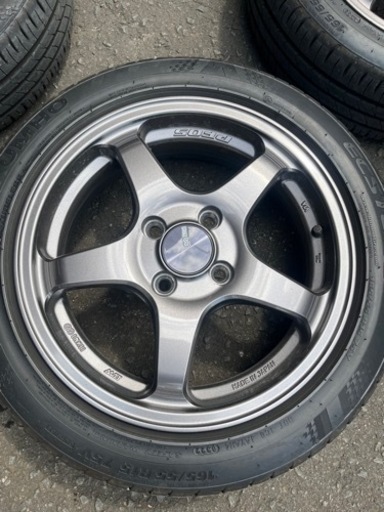 ENKEI  PF05 165 55 15 KUMHO ECSTA タント　エンケイ