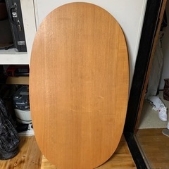 無印　無印良品　こたつ　テーブル　楕円形の画像