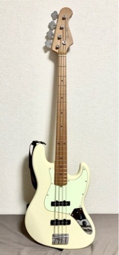 値下げ相談可 BACCHUS BJB-1-RSM/M OWH ROASTED MAPLE エレキベース