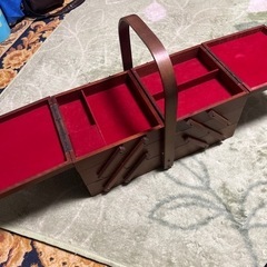 無料　裁縫箱　ソーイングボックスの画像