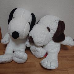 スヌーピーぬいぐるみ(２体タグ付き)