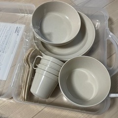 キャプテンスタッグ　食器セット　キャンプの画像
