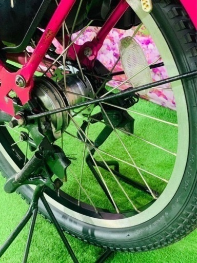 ❸5718子供乗せ電動アシスト自転車YAMAHA 20インチ良好バッテリー