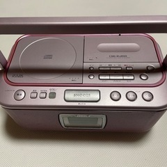 【美品】【訳あり】CD カセット　プレーヤー　の画像