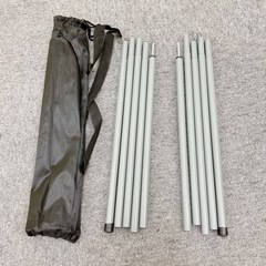タープ タープテント テントポール タープポール 3mx3mの画像