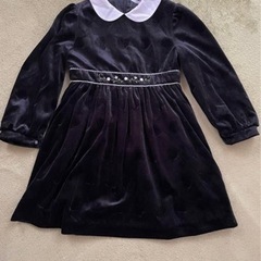 【ベロア調❤︎ワンピース】120cmの画像