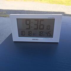 置き時計 目覚まし時計 電波 デジタル カレンダー 快適度 温度...