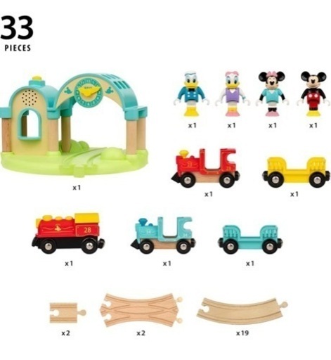 【新品未使用】BRIO ミッキーマウスデラックスセット