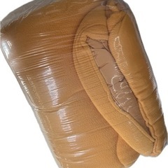 未使用未開封　掛け布団　シングル　オレンジの画像