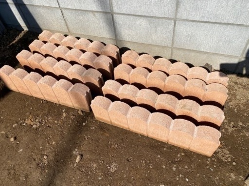花壇　ブロック